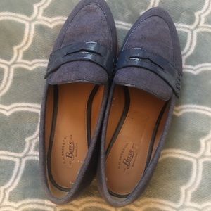 Beautiful blue loafers. VERY gently worn.